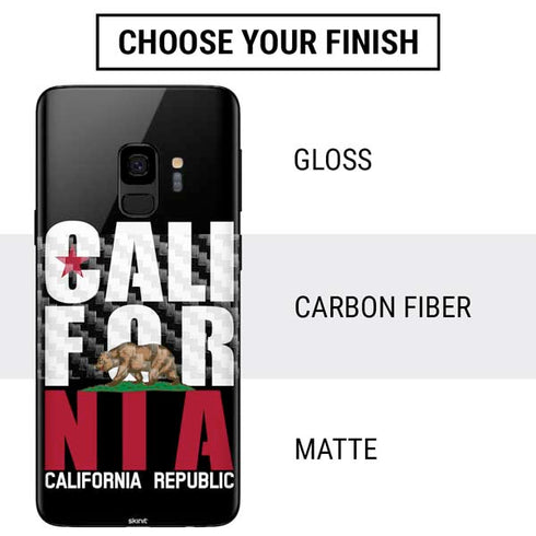 California Black Block Galaxy S9 Skin